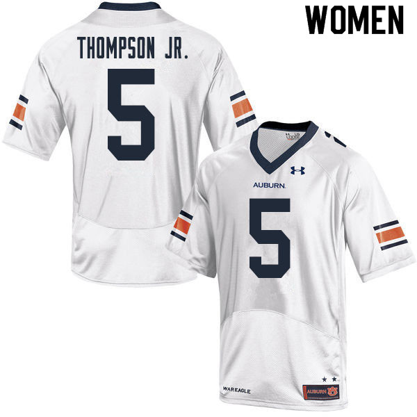 Women's Auburn Tigers #5 Chris Thompson Jr. White 2020 College Stitched Football Jersey